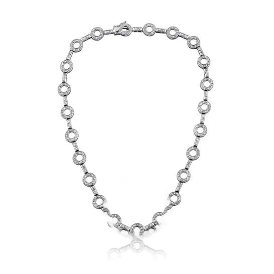 JMS always Necklaces Original Megan Walford Sterling Silver Looped Chain Classic Necklace JMS always Necklaces Original Megan Walford Sterling Silver Looped Chain Classic Necklace