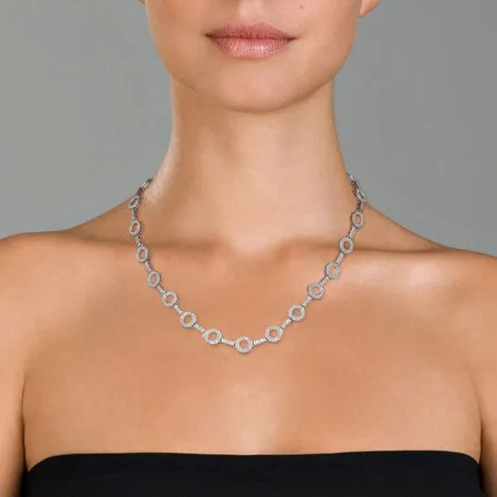 JMS always Necklaces Original Megan Walford Sterling Silver Looped Chain Classic Necklace JMS always Necklaces Original Megan Walford Sterling Silver Looped Chain Classic Necklace