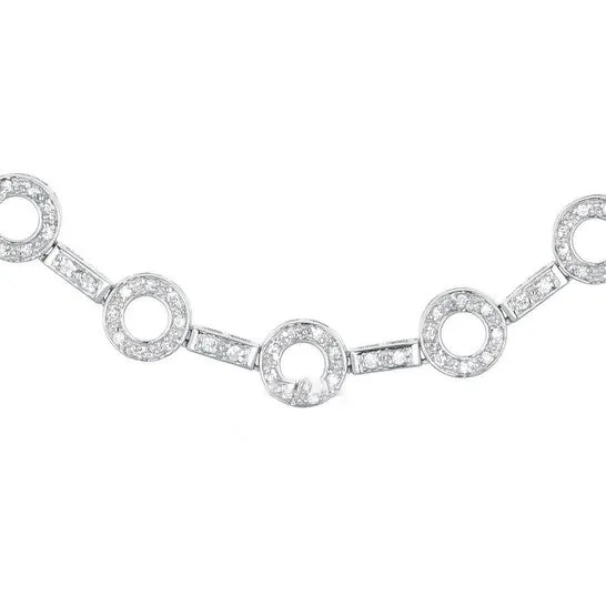 JMS always Necklaces Original Megan Walford Sterling Silver Looped Chain Classic Necklace JMS always Necklaces Original Megan Walford Sterling Silver Looped Chain Classic Necklace