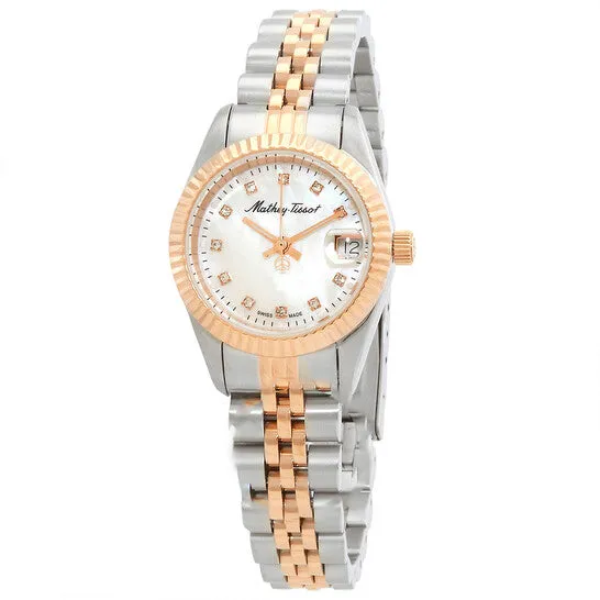 JMS always Original MatheyTissot Mathy II Quartz White Dial Ladies Watch D710RA Watches JMS always Original MatheyTissot Mathy II Quartz White Dial Ladies Watch D710RA Watches
