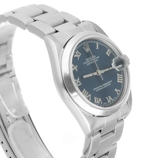 JMS always Original Preowned Rolex Datejust Automatic Blue Dial Ladies Watch 68240 BLRO Watches JMS always Original Preowned Rolex Datejust Automatic Blue Dial Ladies Watch 68240 BLRO Watches