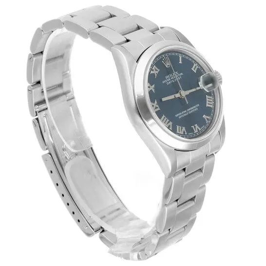 JMS always Original Preowned Rolex Datejust Automatic Blue Dial Ladies Watch 68240 BLRO Watches JMS always Original Preowned Rolex Datejust Automatic Blue Dial Ladies Watch 68240 BLRO Watches