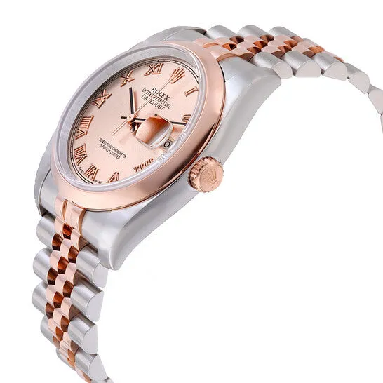 JMS always Original Rolex Oyster Perpetual Datejust 36 Pink Champagne Dial Stainless Steel and 18K Everose Gold Jubilee Bracelet Automatic Mens Watch 116201CRJ Bracelets JMS always Original Rolex Oyster Perpetual Datejust 36 Pink Champagne Dial Stainless Steel and 18K Everose Gold Jubilee Bracelet Automatic Mens Watch 116201CRJ Bracelets