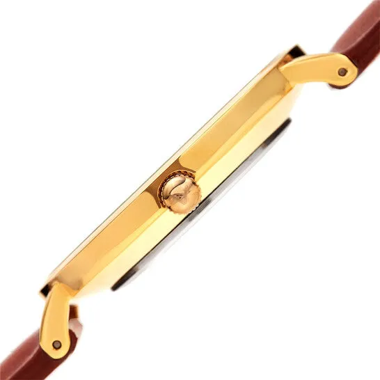 JMS always Watches Original August Steiner Quartz White Dial Brown Leather Ladies Watch AS8247YGBR JMS always Watches Original August Steiner Quartz White Dial Brown Leather Ladies Watch AS8247YGBR