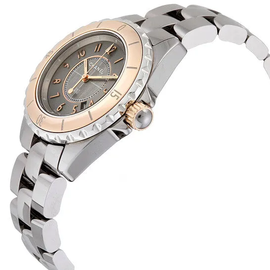 JMS always Watches Original Chanel J12 Grey Dial Titanium Ceramic Automatic Ladies Watch H4197 JMS always Watches Original Chanel J12 Grey Dial Titanium Ceramic Automatic Ladies Watch H4197