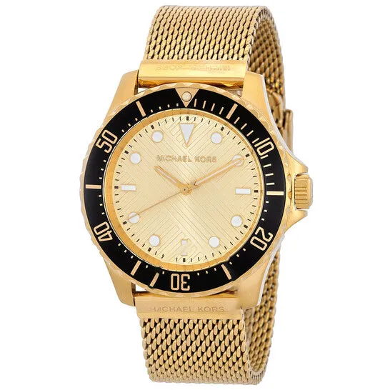 JMS always Watches Original Michael Kors Oversized Slim Everest Gold Dial Watch MK9083 JMS always Watches Original Michael Kors Oversized Slim Everest Gold Dial Watch MK9083