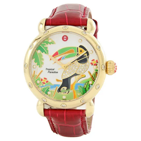 JMS always Watches Original Michele Tropical Paradise Toucan Watch MWW05C000004 JMS always Watches Original Michele Tropical Paradise Toucan Watch MWW05C000004