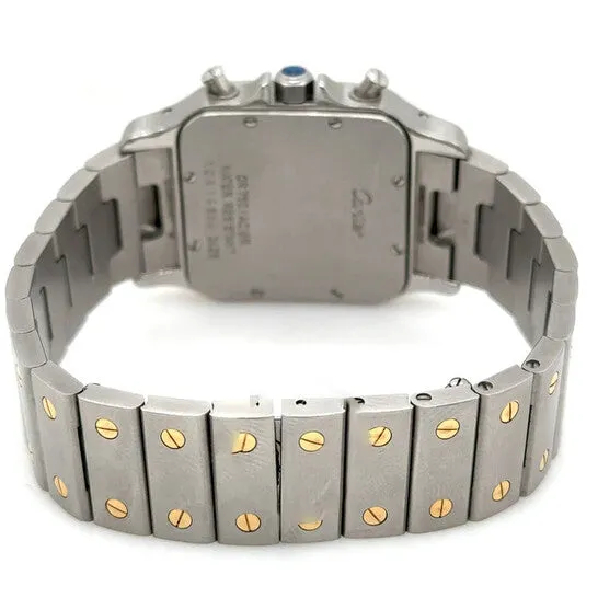 JMS always Watches Original Preowned Cartier Santos Galbee Chronograph Quartz Silver Dial Unisex Watch W20042C4 JMS always Watches Original Preowned Cartier Santos Galbee Chronograph Quartz Silver Dial Unisex Watch W20042C4