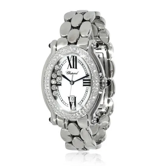 JMS always Watches Original Preowned Chopard Happy Sport Quartz Diamond White Dial Ladies Watch 27841923 JMS always Watches Original Preowned Chopard Happy Sport Quartz Diamond White Dial Ladies Watch 27841923