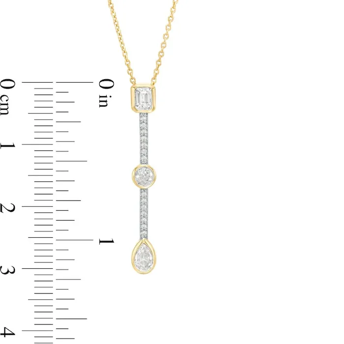 Necklaces Goldia 05 CT TW Certified MultiStone Natural Diamond Y Necklace in 14K Gold II2 Necklaces Goldia 05 CT TW Certified MultiStone Natural Diamond Y Necklace in 14K Gold II2