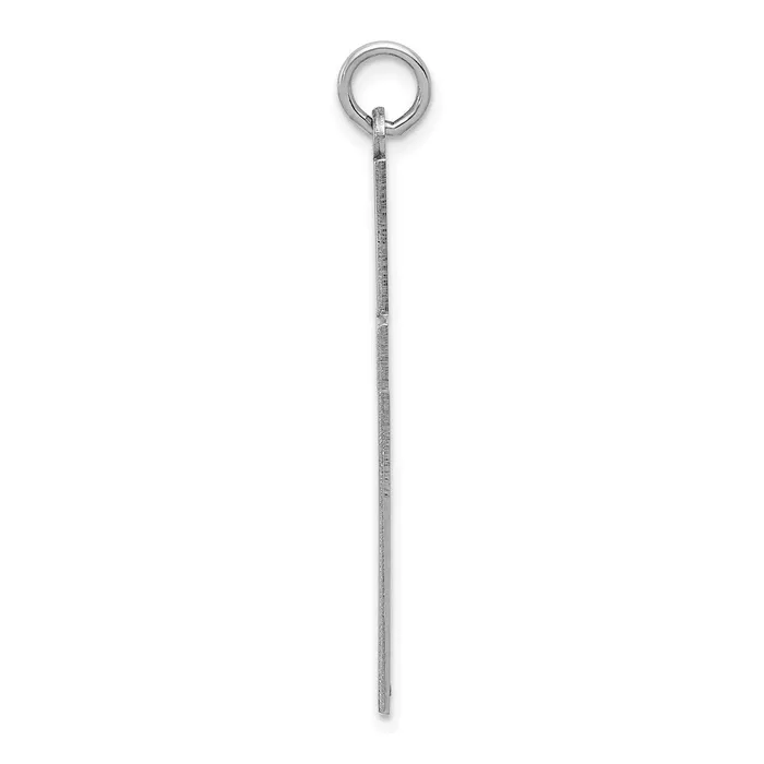 Necklaces Goldia 14k White Gold Laser Designed Cross Pendant