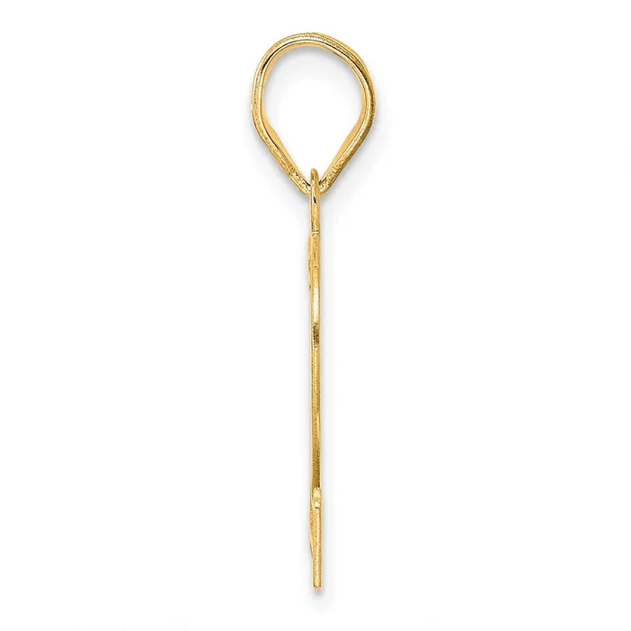 Necklaces Goldia 14k Yellow Gold Polished Etched Number 12 Pendant
