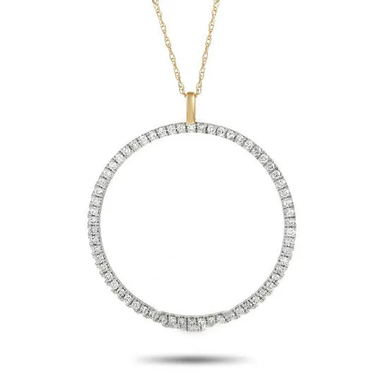 Necklaces Original LB Exclusive 14K Yellow Gold 050 ct Diamond Necklace JMS always Necklaces Original LB Exclusive 14K Yellow Gold 050 ct Diamond Necklace JMS always