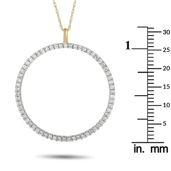 Necklaces Original LB Exclusive 14K Yellow Gold 050 ct Diamond Necklace JMS always Necklaces Original LB Exclusive 14K Yellow Gold 050 ct Diamond Necklace JMS always