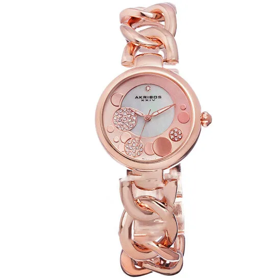 Original Akribos XXIV Rose Goldtone Ladies Watch AK678RG JMS always Rings Original Akribos XXIV Rose Goldtone Ladies Watch AK678RG JMS always Rings