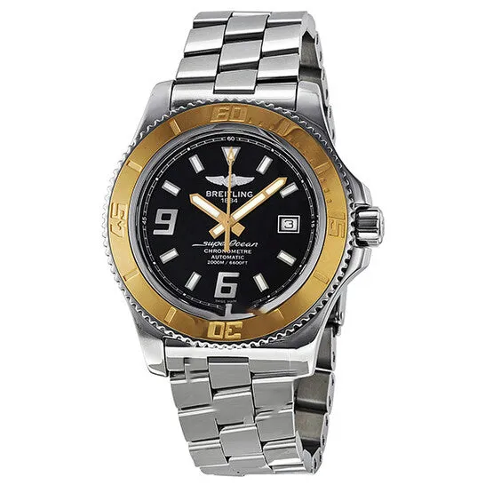 Original Breitling Superocean 44 Automatic Black Dial Stainless Steel Mens Watch C1739112BA77 JMS always Bracelets Original Breitling Superocean 44 Automatic Black Dial Stainless Steel Mens Watch C1739112BA77 JMS always Bracelets