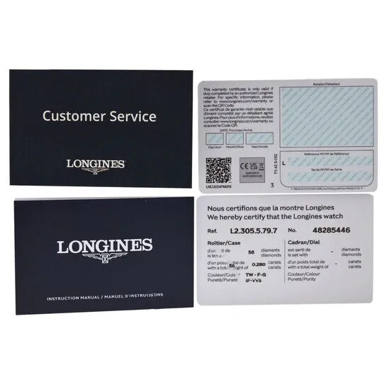 Original LONGINES Symphonette Quartz Diamond Silver Dial Watch L23055797 JMS always Watches Original LONGINES Symphonette Quartz Diamond Silver Dial Watch L23055797 JMS always Watches