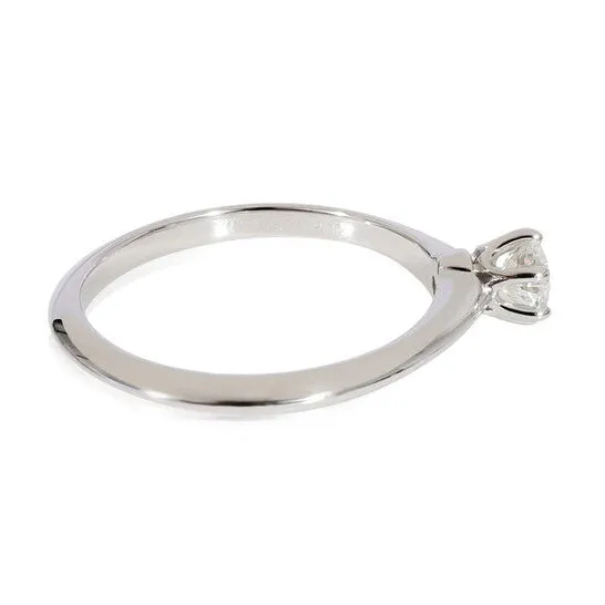 Original PreOwned Tiffany Co Diamond Solitaire Ring in Platinum H VS1 026 CTW JMS always Rings Original PreOwned Tiffany Co Diamond Solitaire Ring in Platinum H VS1 026 CTW JMS always Rings
