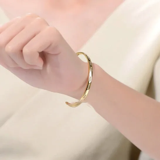 Original Rachel Glauber 14K Gold Plated Cubic Zirconia Cuff Bracelet JMS always Bracelets Original Rachel Glauber 14K Gold Plated Cubic Zirconia Cuff Bracelet JMS always Bracelets
