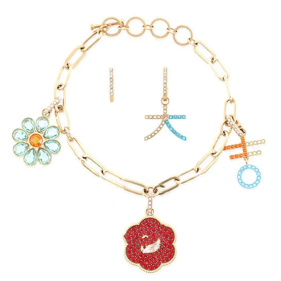 Original Swarovski Flower of Fortune Bracelet Pendant Set JMS always Bracelets Original Swarovski Flower of Fortune Bracelet Pendant Set JMS always Bracelets