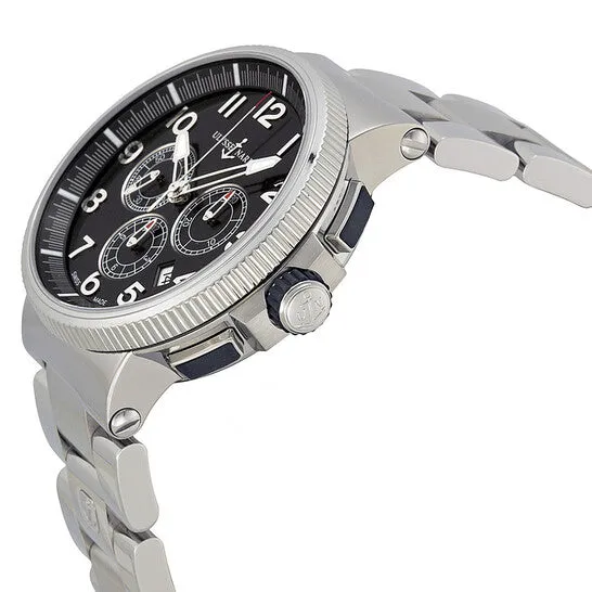 Original Ulysse Nardin Marine Chronometer Black Dial Stainless Steel Mens Watch 15031507M62 JMS always Bracelets Original Ulysse Nardin Marine Chronometer Black Dial Stainless Steel Mens Watch 15031507M62 JMS always Bracelets