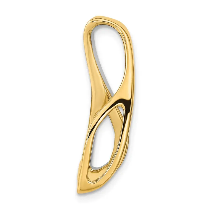 Rings 14k Two tone VS Diamond slide Goldiacom