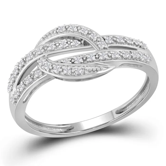 Rings gndatlanta 14k White Gold Round Diamond Band Ring 110 Cttw