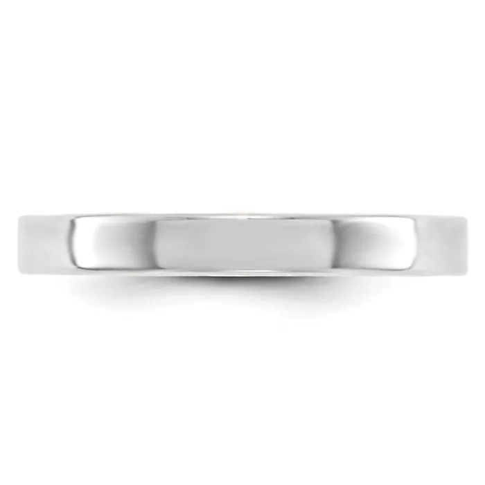 Rings Goldia Solid 10K White Gold 3mm Light Weight Flat MensWomens Wedding Band Ring Size 105 Rings Goldia Solid 10K White Gold 3mm Light Weight Flat MensWomens Wedding Band Ring Size 105