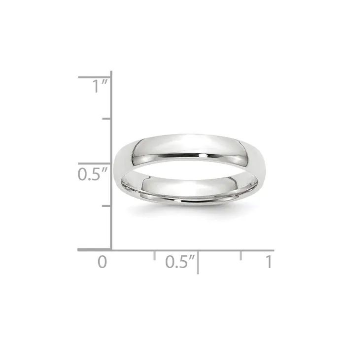 Rings Goldia Solid 10K White Gold 4mm Light Weight Comfort Fit MensWomens Wedding Band Ring Size 105 Rings Goldia Solid 10K White Gold 4mm Light Weight Comfort Fit MensWomens Wedding Band Ring Size 105