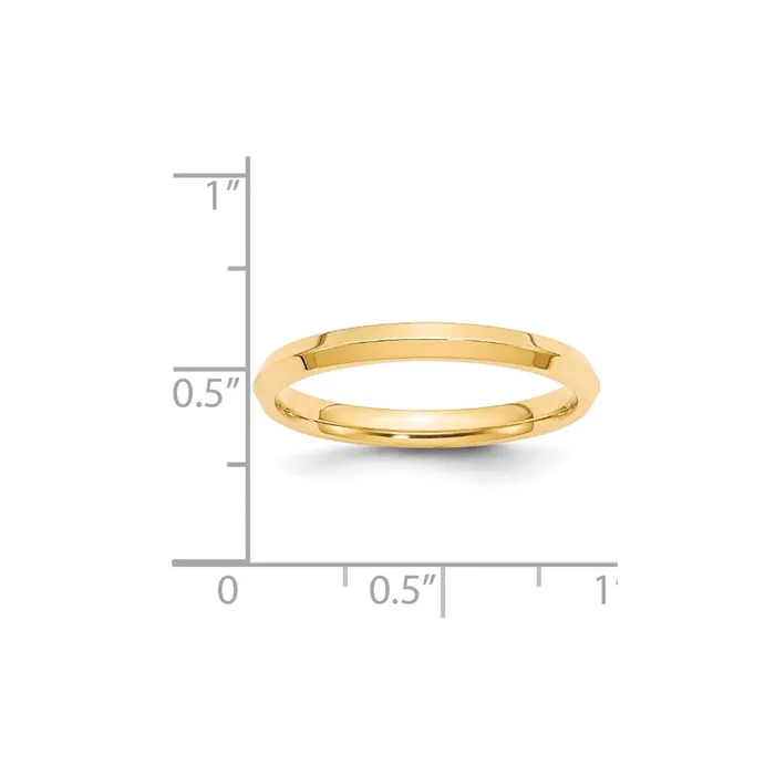 Rings Goldia Solid 10K Yellow Gold 25mm Knife Edge Comfort Fit MensWomens Wedding Band Ring Size 55 Rings Goldia Solid 10K Yellow Gold 25mm Knife Edge Comfort Fit MensWomens Wedding Band Ring Size 55