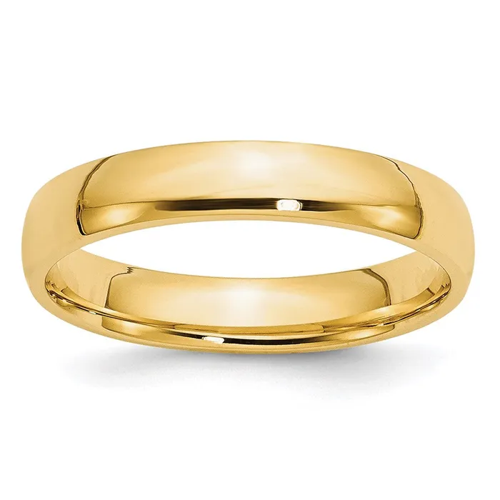 Rings Goldia Solid 10K Yellow Gold 4mm Light Weight Comfort Fit MensWomens Wedding Band Ring Size 125 Rings Goldia Solid 10K Yellow Gold 4mm Light Weight Comfort Fit MensWomens Wedding Band Ring Size 125