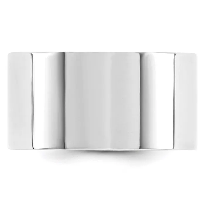Rings Goldia Solid 14K White Gold 12mm Standard Flat Comfort Fit MensWomens Wedding Band Ring Size 95 Rings Goldia Solid 14K White Gold 12mm Standard Flat Comfort Fit MensWomens Wedding Band Ring Size 95