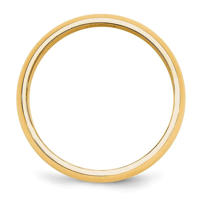 Rings Goldia Solid 14K Yellow Gold 5mm HalfRound Wedding MensWomens Wedding Band Ring Size 8 Rings Goldia Solid 14K Yellow Gold 5mm HalfRound Wedding MensWomens Wedding Band Ring Size 8