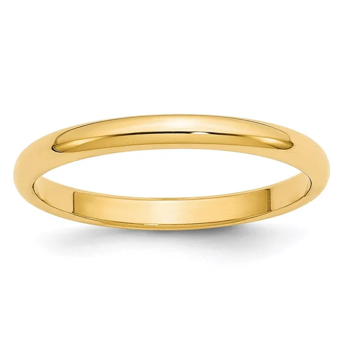 Rings Goldia Solid 18K Yellow Gold 25mm Half Round MensWomens Wedding Band Ring Size 75 Rings Goldia Solid 18K Yellow Gold 25mm Half Round MensWomens Wedding Band Ring Size 75