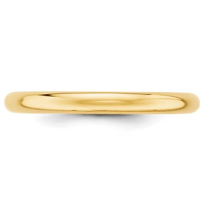 Rings Goldia Solid 18K Yellow Gold 25mm Half Round MensWomens Wedding Band Ring Size 75 Rings Goldia Solid 18K Yellow Gold 25mm Half Round MensWomens Wedding Band Ring Size 75