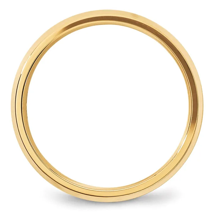 Rings Goldia Solid 18K Yellow Gold 5mm Bevel Edge Comfort Fit MensWomens Wedding Band Ring Size 11 Rings Goldia Solid 18K Yellow Gold 5mm Bevel Edge Comfort Fit MensWomens Wedding Band Ring Size 11