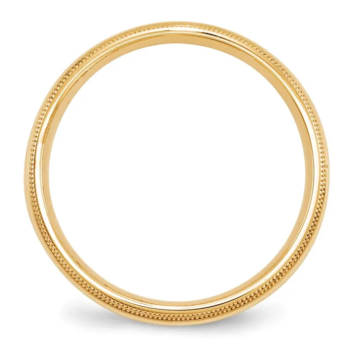 Rings Goldia Solid 18K Yellow Gold 5mm Double Milgrain Comfort Fit MensWomens Wedding Band Ring Size 9 Rings Goldia Solid 18K Yellow Gold 5mm Double Milgrain Comfort Fit MensWomens Wedding Band Ring Size 9