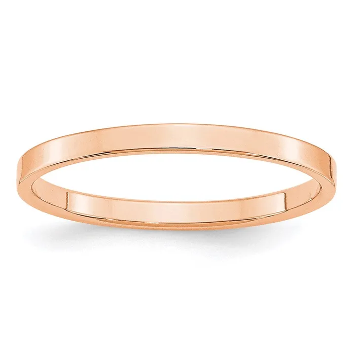 Rings Goldia Solid 18K Yellow Gold Rose Gold 2mm Light Weight Flat MensWomens Wedding Band Ring Size 65 Rings Goldia Solid 18K Yellow Gold Rose Gold 2mm Light Weight Flat MensWomens Wedding Band Ring Size 65