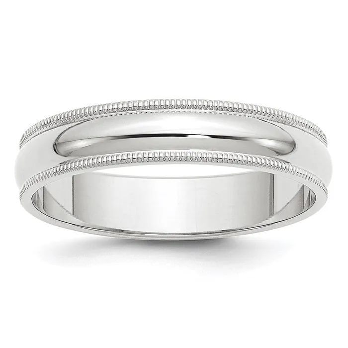 Rings Goldia Solid 18K Yellow Gold White Gold 5mm Milgrain MensWomens Wedding Band Ring Size 11 Rings Goldia Solid 18K Yellow Gold White Gold 5mm Milgrain MensWomens Wedding Band Ring Size 11