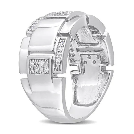 Rings JMS always Original Amour 14 CT Diamond TW Fashion Ring Silver Rings JMS always Original Amour 14 CT Diamond TW Fashion Ring Silver