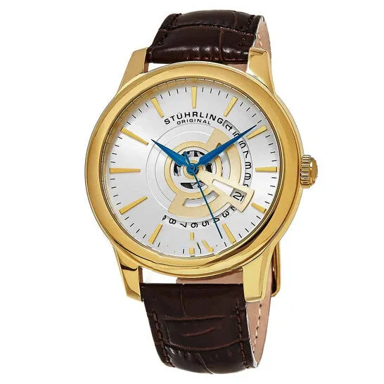 Rings Original Stuhrling Original Symphony Silvertone Dial Mens Watch M15453 JMS always Rings Original Stuhrling Original Symphony Silvertone Dial Mens Watch M15453 JMS always