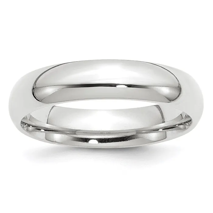 Rings Solid 14K White Gold 5mm Standard Comfort Fit MensWomens Wedding Band Ring Size 135 Goldia Rings Solid 14K White Gold 5mm Standard Comfort Fit MensWomens Wedding Band Ring Size 135 Goldia