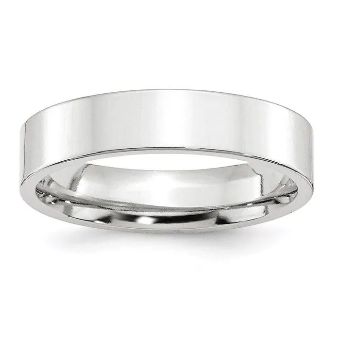 Rings Solid 14K White Gold 5mm Standard Flat Comfort Fit MensWomens Wedding Band Ring Size 7 Goldia Rings Solid 14K White Gold 5mm Standard Flat Comfort Fit MensWomens Wedding Band Ring Size 7 Goldia