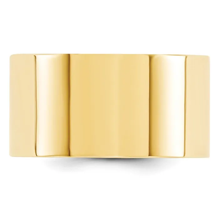 Rings Solid 14K Yellow Gold 12mm Standard Flat Comfort Fit MensWomens Wedding Band Ring Size 55 Goldia Rings Solid 14K Yellow Gold 12mm Standard Flat Comfort Fit MensWomens Wedding Band Ring Size 55 Goldia