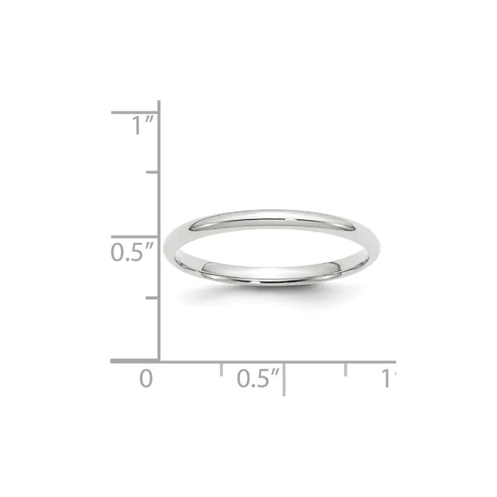 Solid 10K White Gold 2mm Light Weight Comfort Fit MensWomens Wedding Band Ring Size 115 Goldia Rings Solid 10K White Gold 2mm Light Weight Comfort Fit MensWomens Wedding Band Ring Size 115 Goldia Rings