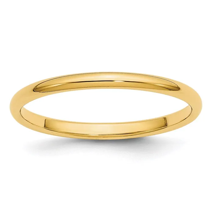 Solid 10K Yellow Gold 2mm Half Round MensWomens Wedding Band Ring Size 11 Goldia Rings Solid 10K Yellow Gold 2mm Half Round MensWomens Wedding Band Ring Size 11 Goldia Rings