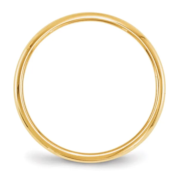 Solid 10K Yellow Gold 2mm Half Round MensWomens Wedding Band Ring Size 11 Goldia Rings Solid 10K Yellow Gold 2mm Half Round MensWomens Wedding Band Ring Size 11 Goldia Rings