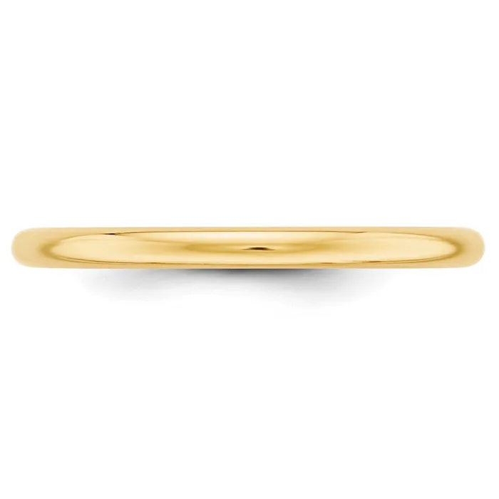 Solid 10K Yellow Gold 2mm Half Round MensWomens Wedding Band Ring Size 11 Goldia Rings Solid 10K Yellow Gold 2mm Half Round MensWomens Wedding Band Ring Size 11 Goldia Rings