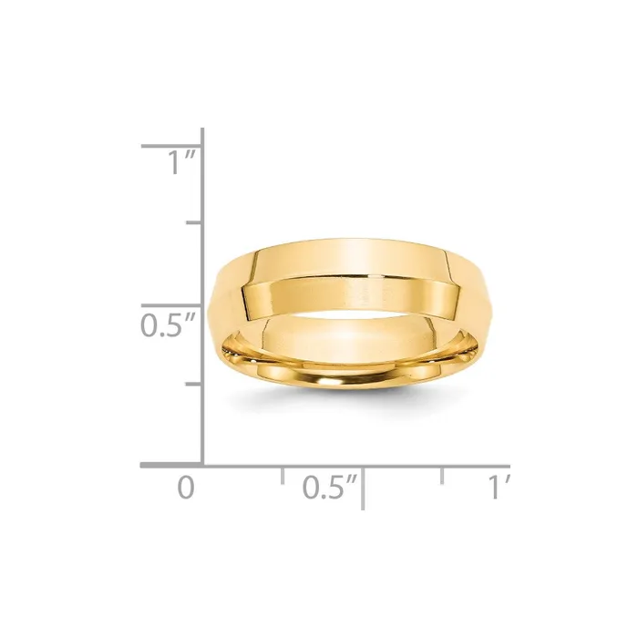 Solid 10K Yellow Gold 6mm Knife Edge Comfort Fit MensWomens Wedding Band Ring Size 105 Goldia Rings Solid 10K Yellow Gold 6mm Knife Edge Comfort Fit MensWomens Wedding Band Ring Size 105 Goldia Rings