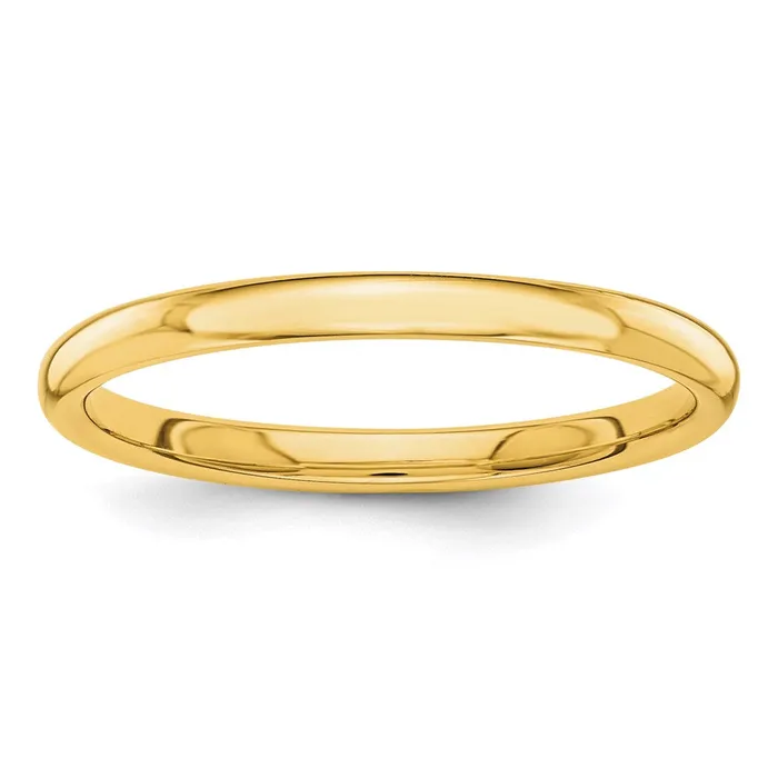 Solid 10K Yellow Gold Polished 2mm MensWomens Wedding Band Ring Size 5 Goldia Rings Solid 10K Yellow Gold Polished 2mm MensWomens Wedding Band Ring Size 5 Goldia Rings
